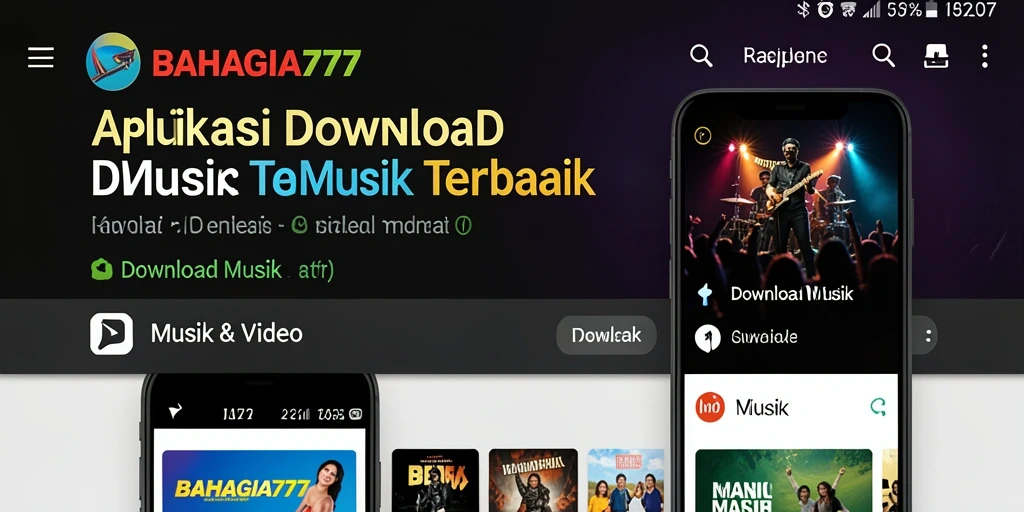 Antarmuka BAHAGIA777 yang intuitif untuk Download Musik.