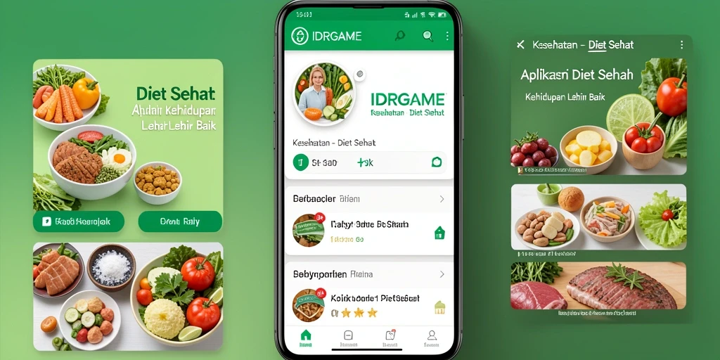 Tampilan antarmuka aplikasi IDRGAME yang sederhana dan intuitif.