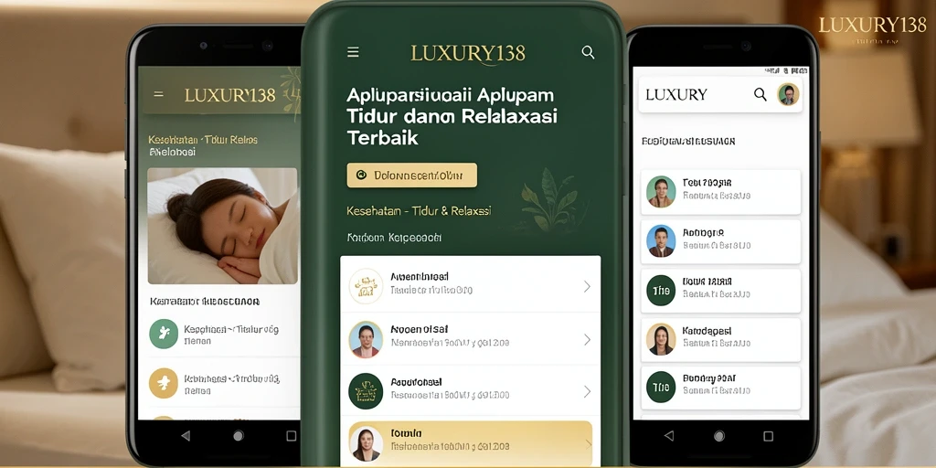 Tampilan antarmuka LUXURY138 yang nyaman untuk pengguna saat tidur dan relaksasi.